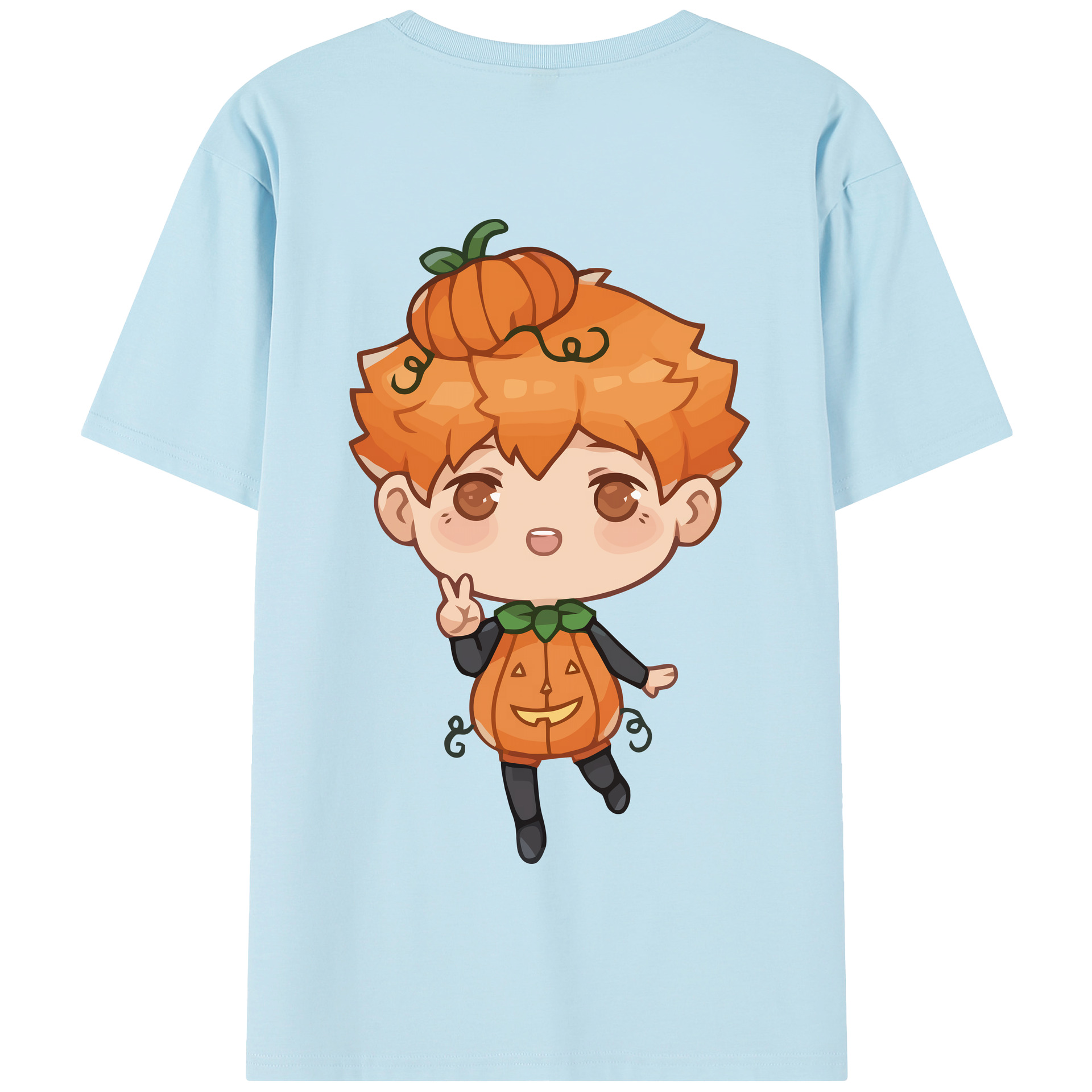 （画像用） ハイキュー!! Haikyu!! 綿100％半袖Tシャツ（背面プリント）